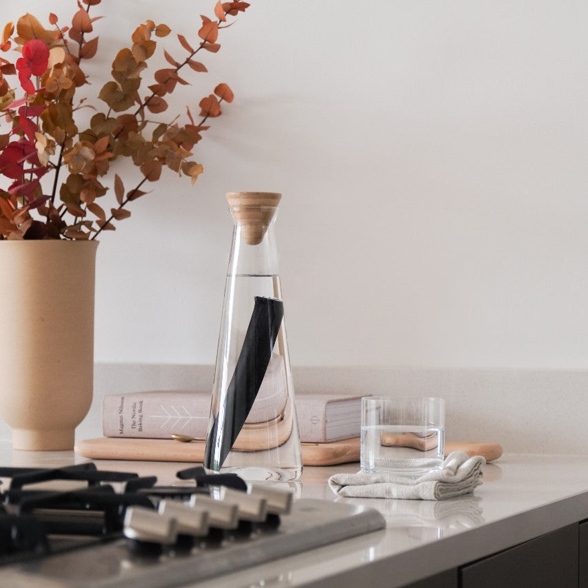 BU glass carafe with filter