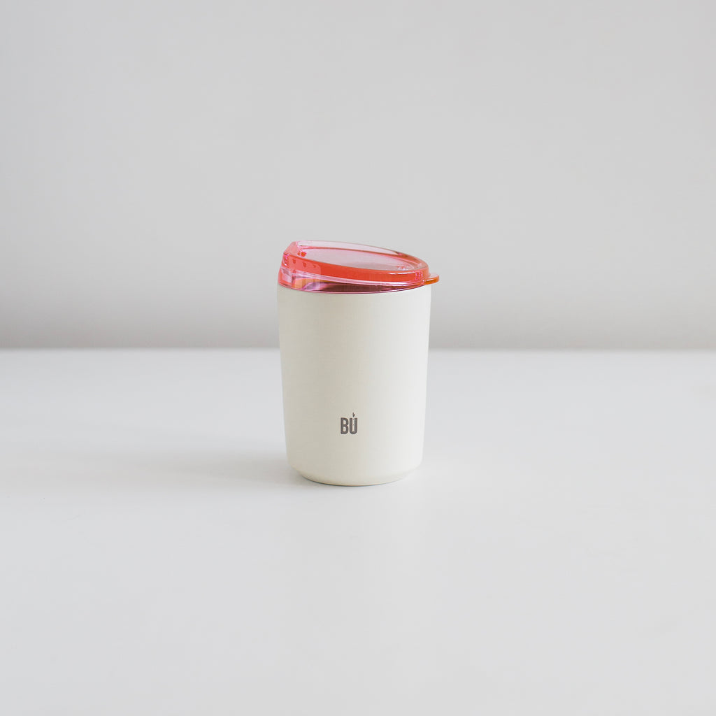 BU Brew – 300ml Insulated Stainless Steel Coffee Mug with Splash-Proof Lid