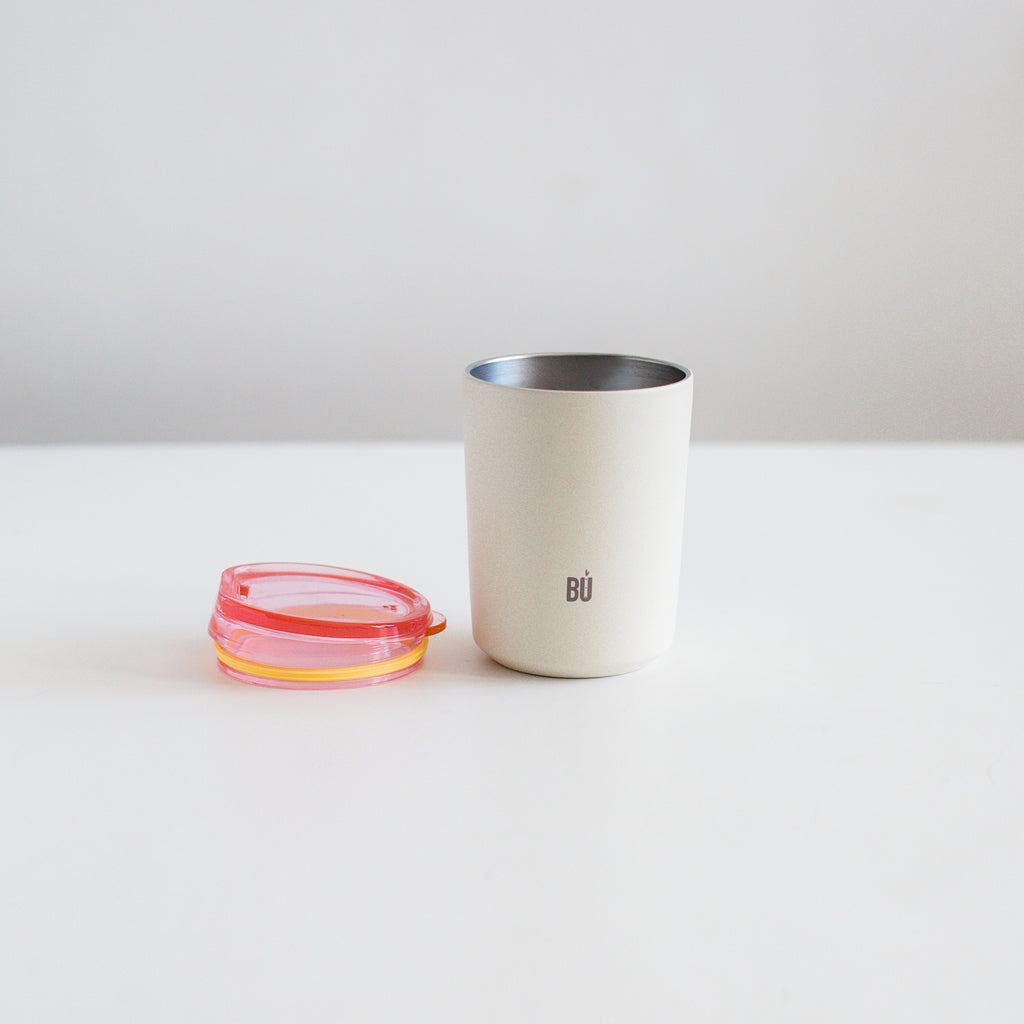 BU Brew – 300ml Insulated Stainless Steel Coffee Mug with Splash-Proof Lid