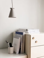 3 x Hexagonal Bamboo Desk Pots – Sustainable Planters & Organizers