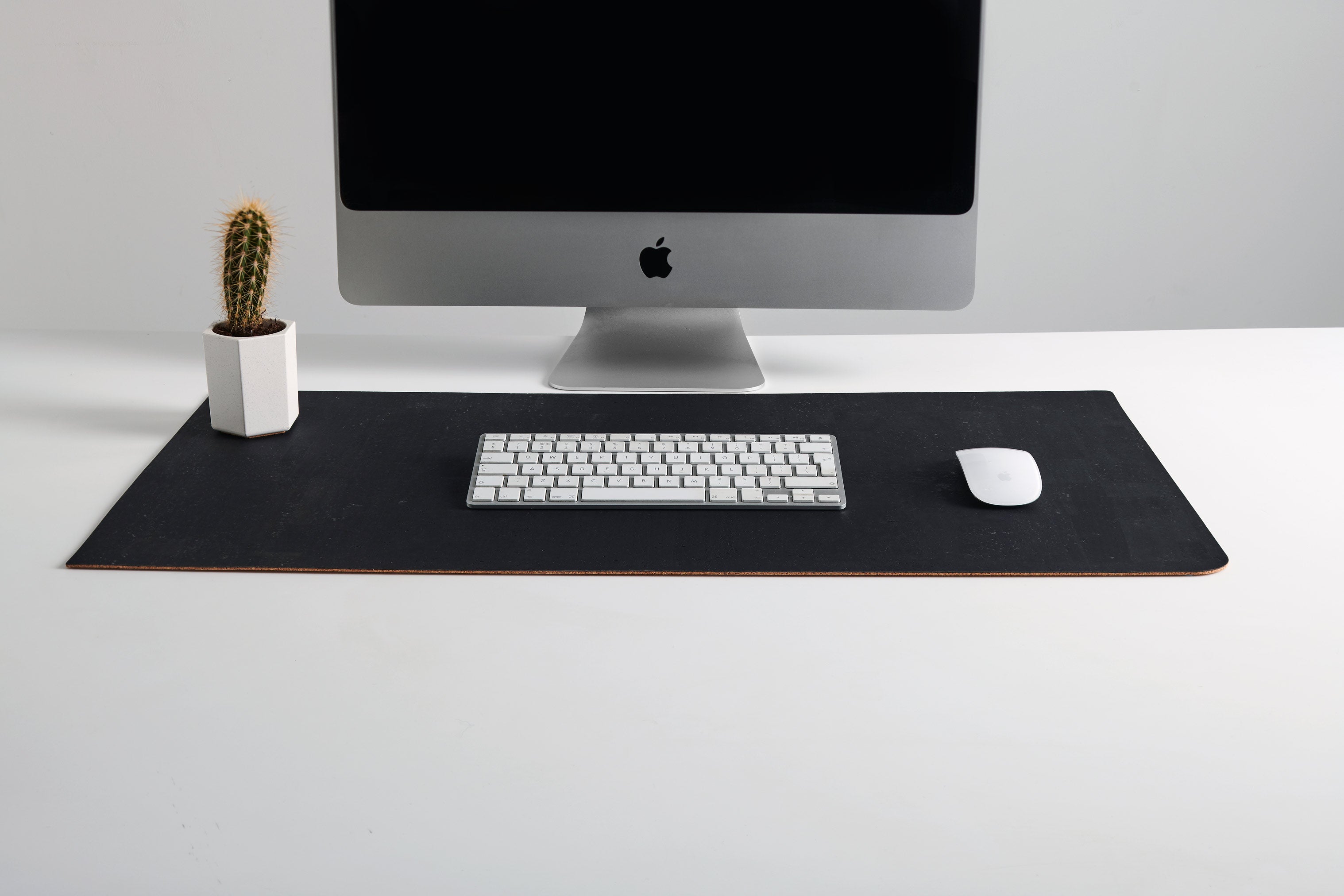 BU Cork Leather Desk Mat — Sustainable Handmade Desk Mat