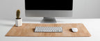 BU Cork Leather Desk Mat — Sustainable Handmade Desk Mat