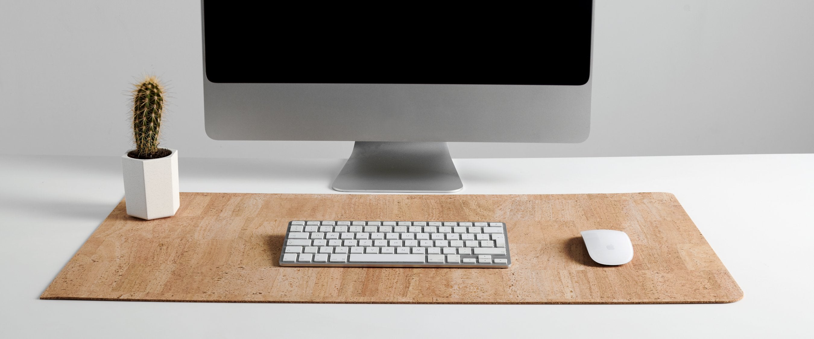 BU Cork Leather Desk Mat — Sustainable Handmade Desk Mat