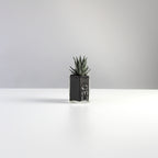 3 x Recycled Coloured Glass Hexagon Pots – Desk Organisers & Planters