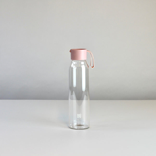 BU Water - 700ml Glass Water Bottle with optional Bamboo Charcoal Filter