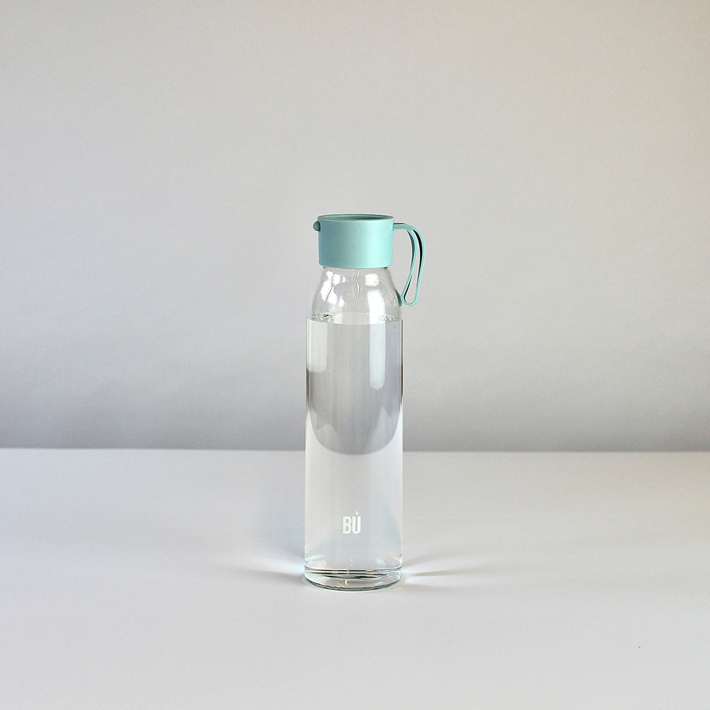BU Water – 700ml Reusable Glass Bottle with Optional Charcoal Filter
