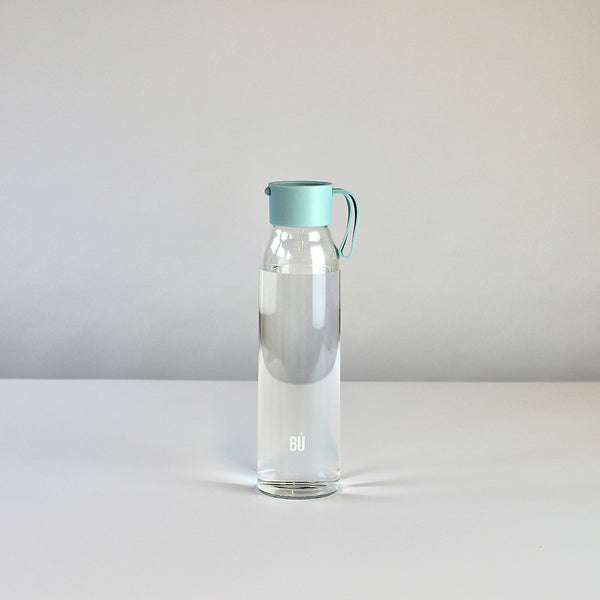 BU Water - 700ml Glass Water Bottle with optional Bamboo Charcoal Filter