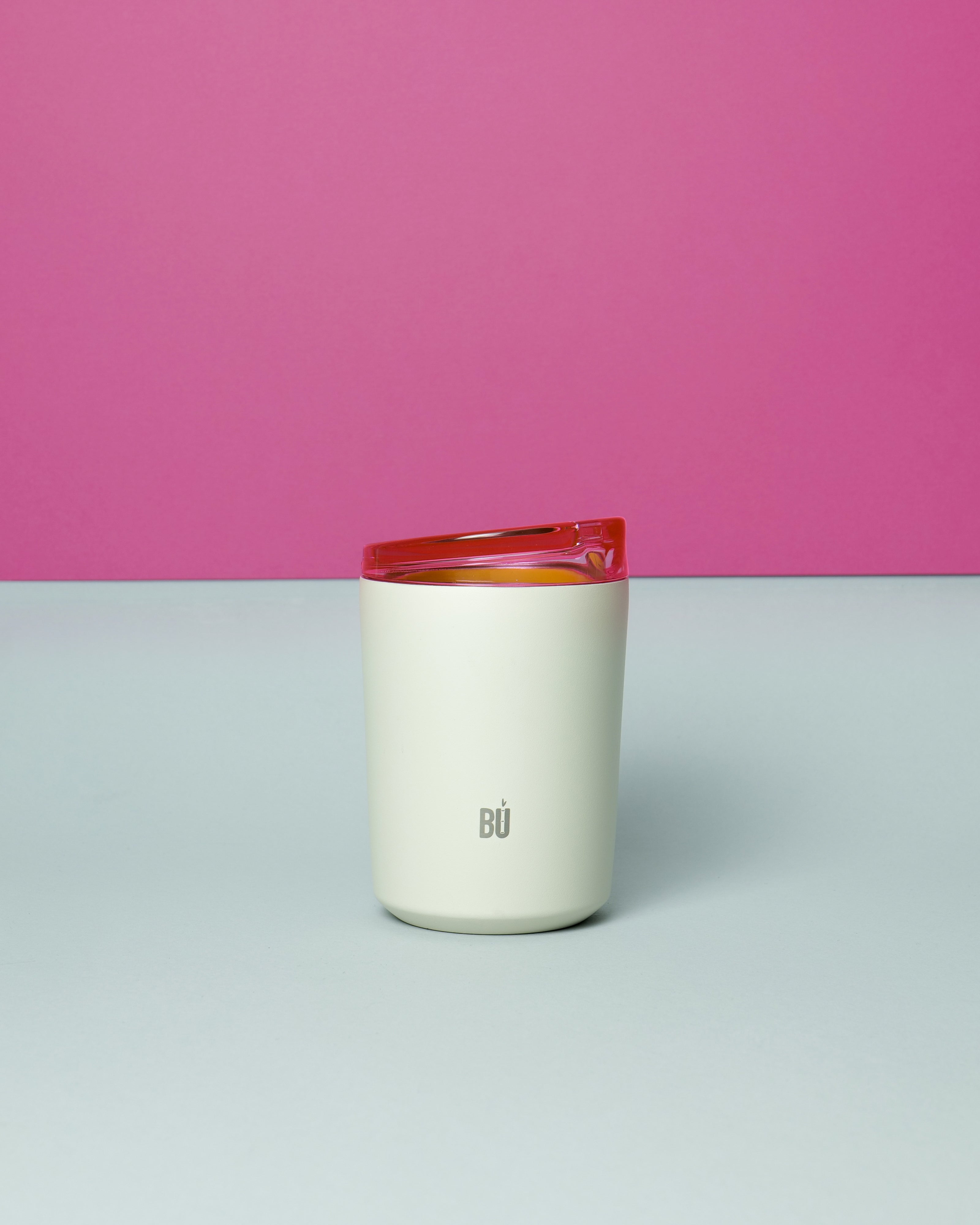 BU Brew – 300ml Insulated Stainless Steel Coffee Mug with Splash-Proof Lid