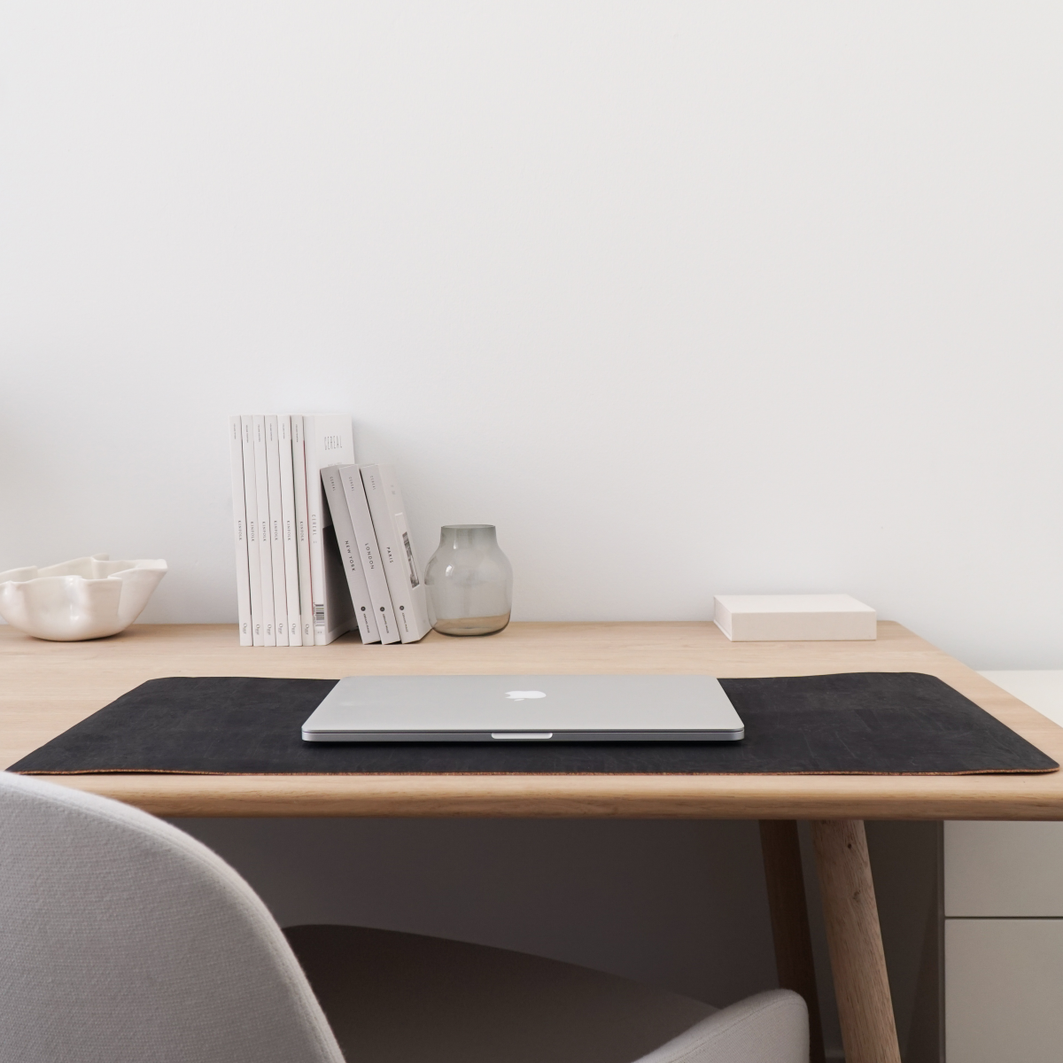 BU Cork Leather Desk Mat — Sustainable Handmade Desk Mat