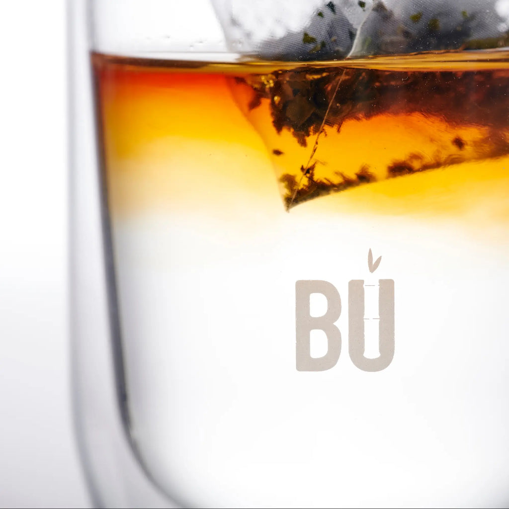 BU Brew – Double-Walled Glass Coffee Cup (8oz, 12oz, 16oz)