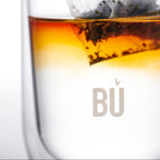 BU Brew – Double-Walled Glass Coffee Cup (8oz, 12oz, 16oz)