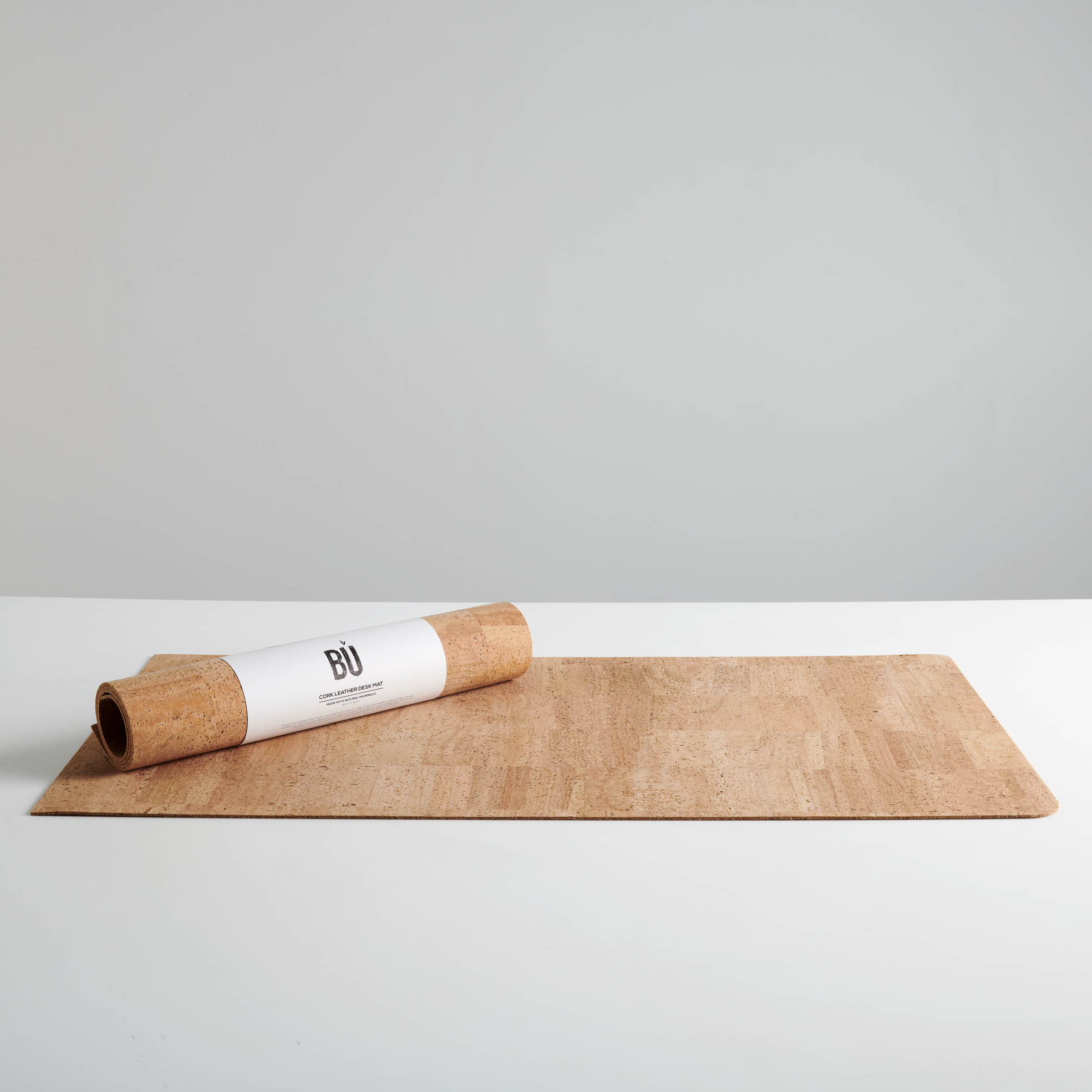 BU Cork Leather Desk Mat — Sustainable Handmade Desk Mat