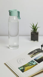 BU Water – 700ml Reusable Glass Bottle with Optional Charcoal Filter