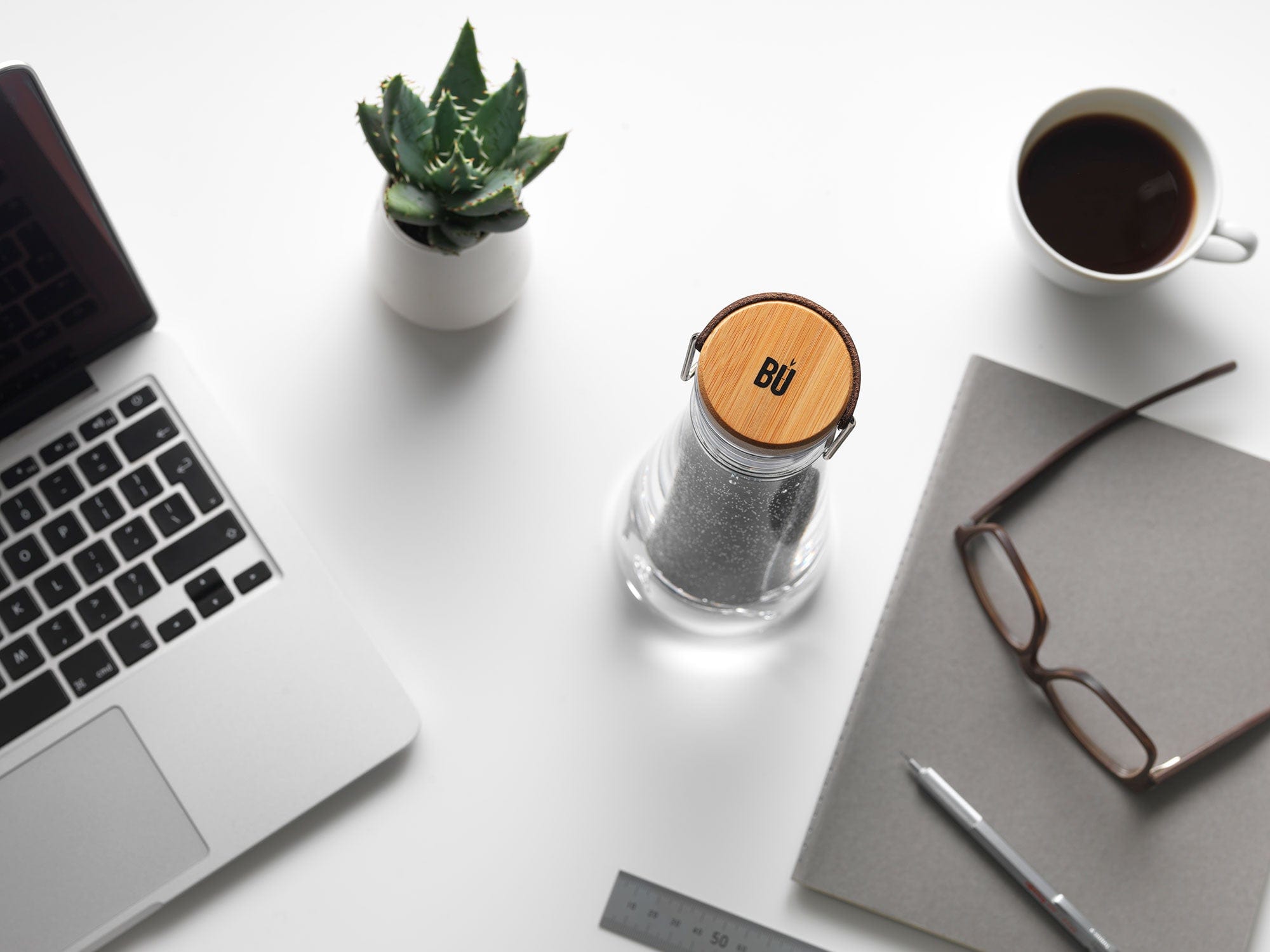 BU Water - The Bamboo Filter Water Bottle