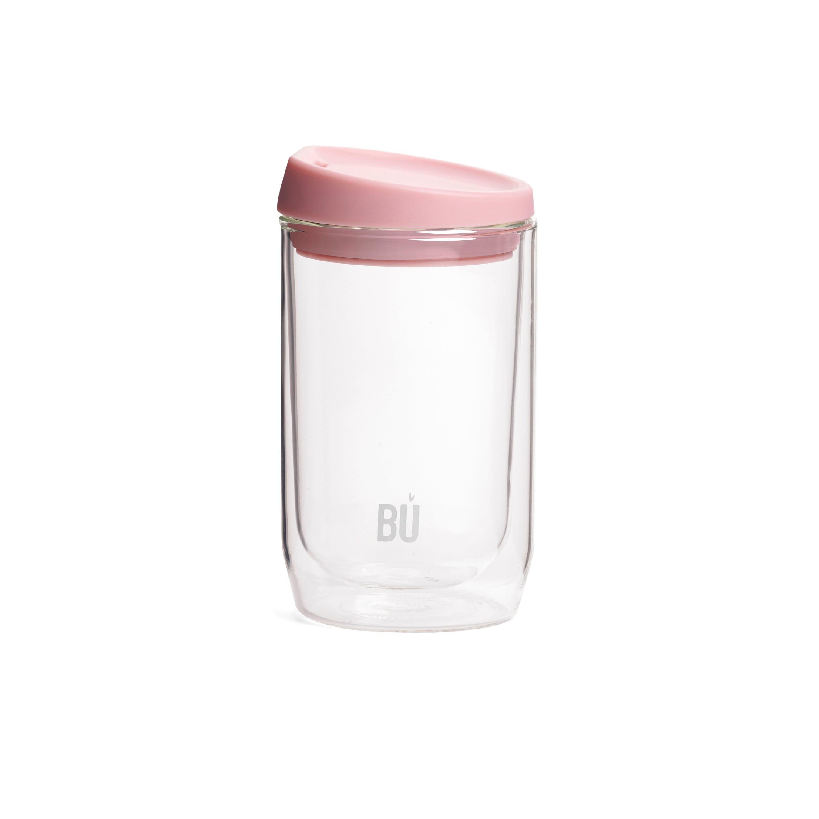 BU Brew – Double-Walled Glass Coffee Cup (8oz, 12oz, 16oz)