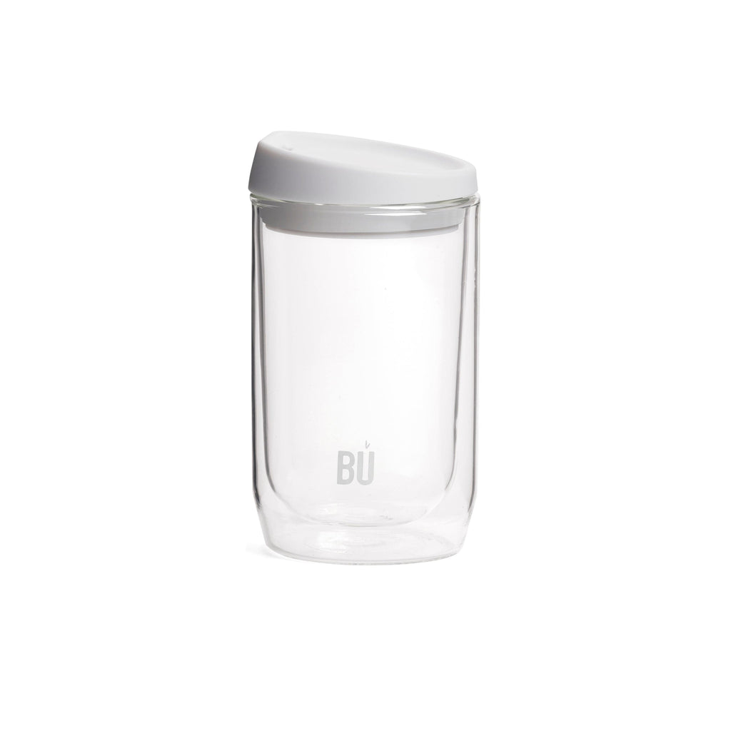 BU Brew – Double-Walled Glass Coffee Cup (8oz, 12oz, 16oz)