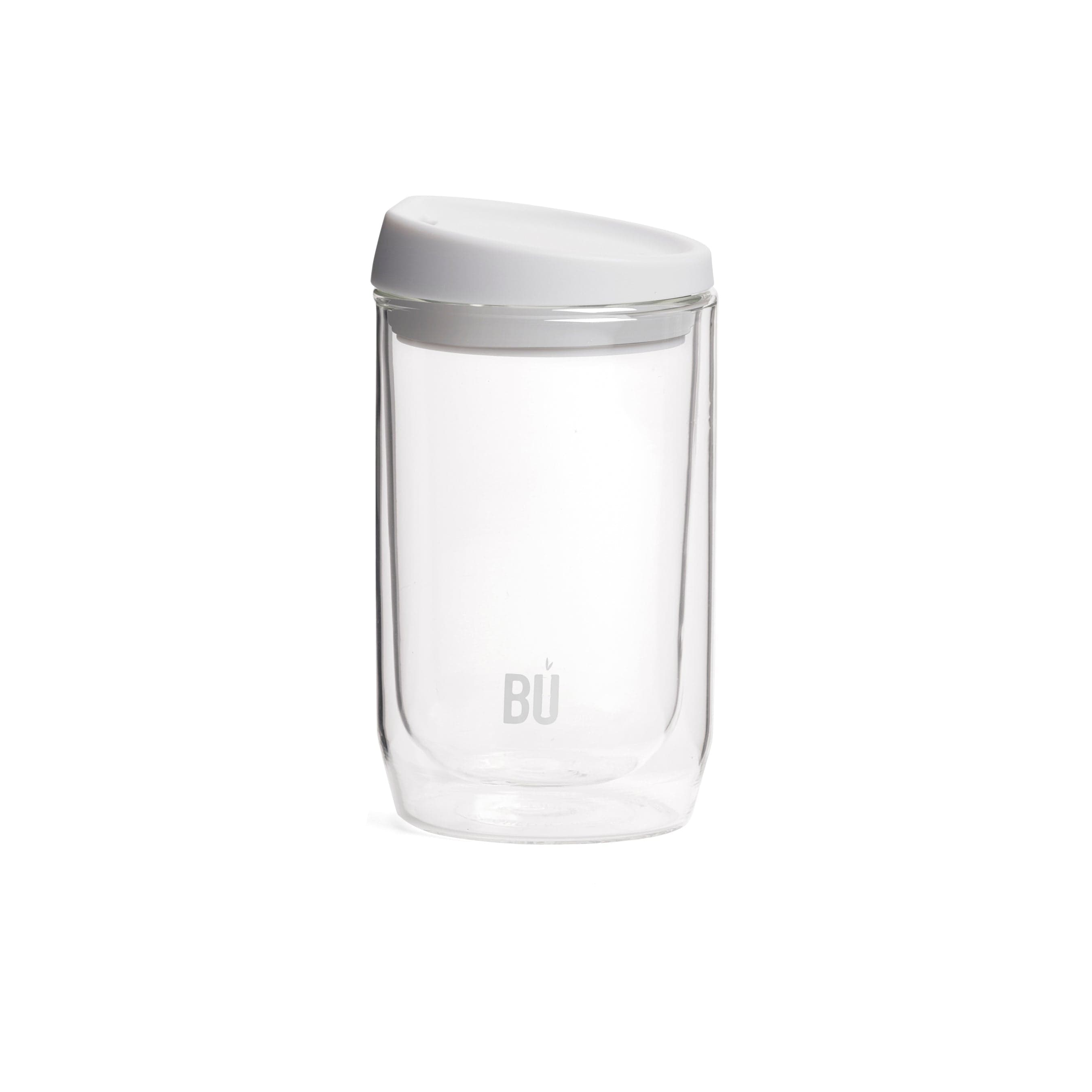 BU Brew – Double-Walled Glass Coffee Cup (8oz, 12oz, 16oz)