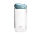 BU Brew – Double-Walled Glass Coffee Cup (8oz, 12oz, 16oz)