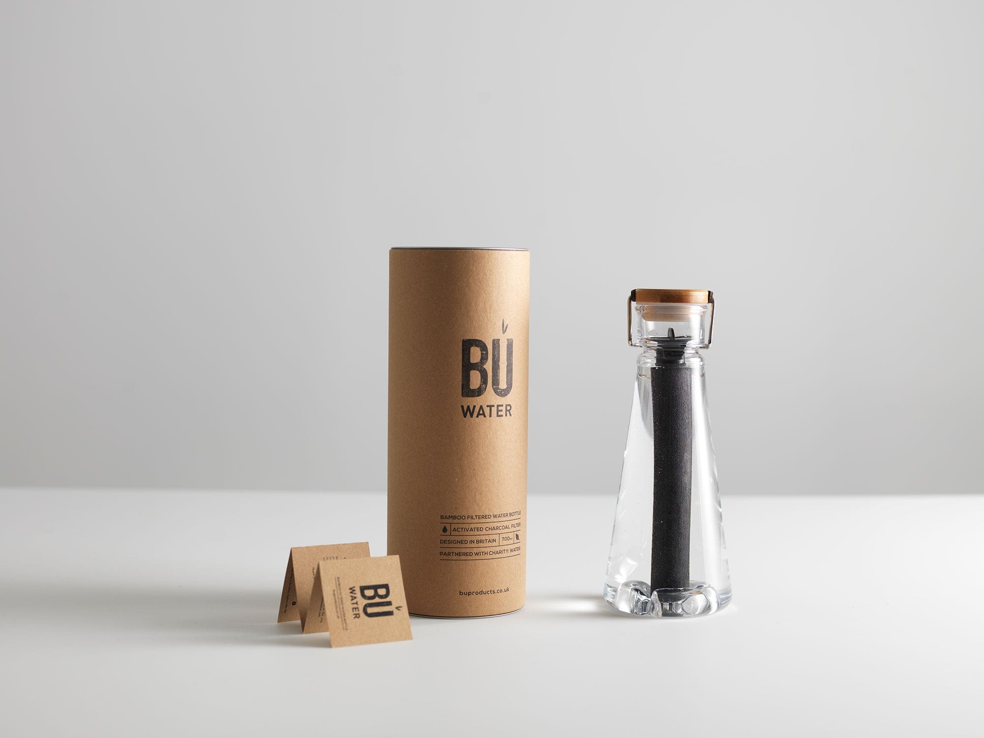 BU Water - The Bamboo Filter Water Bottle