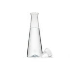 BU Carafe – 1.2L Mouth-Blown Glass Jug with Bamboo or Glass Lid