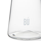 BU Carafe – 1.2L Mouth-Blown Glass Jug with Bamboo or Glass Lid