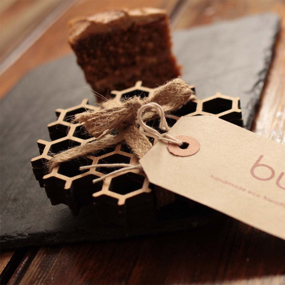Bamboo Honeycomb Coasters (set of 6)